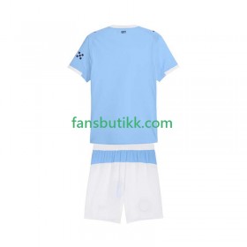 Fotballdrakt Manchester City Barn Hjemmetrøye 2025-2026 Kortermet